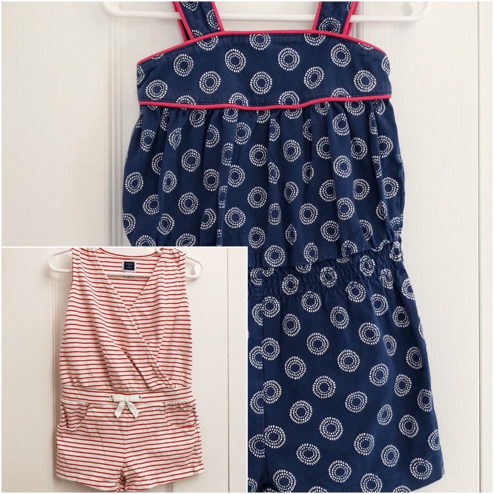 Tea Collection and Janie and Jack Rompers